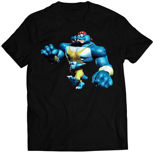 Blue Kruncha DKC2 Premium Unisex T-shirt (Vectorized Design)