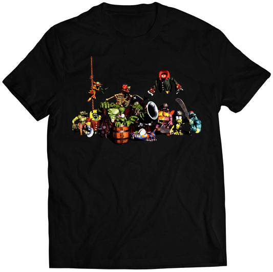 DKC2 Bosses Premium Unisex T-shirt (Vectorized Design)