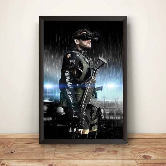 Big Boss MGS Ground Zeroes Premium Poster (Vectorized Design)