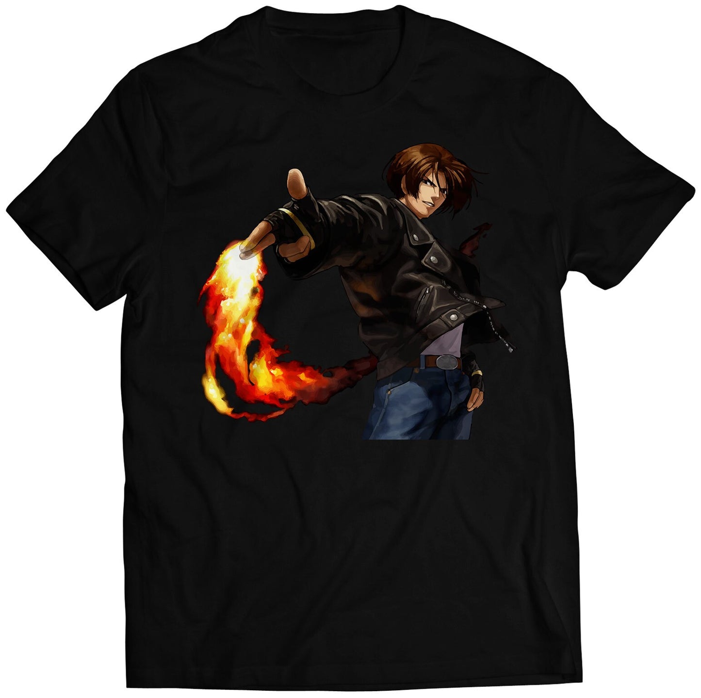 Kyo V3 The KOF XIII Premium Unisex T-shirt (Vectorized Design)