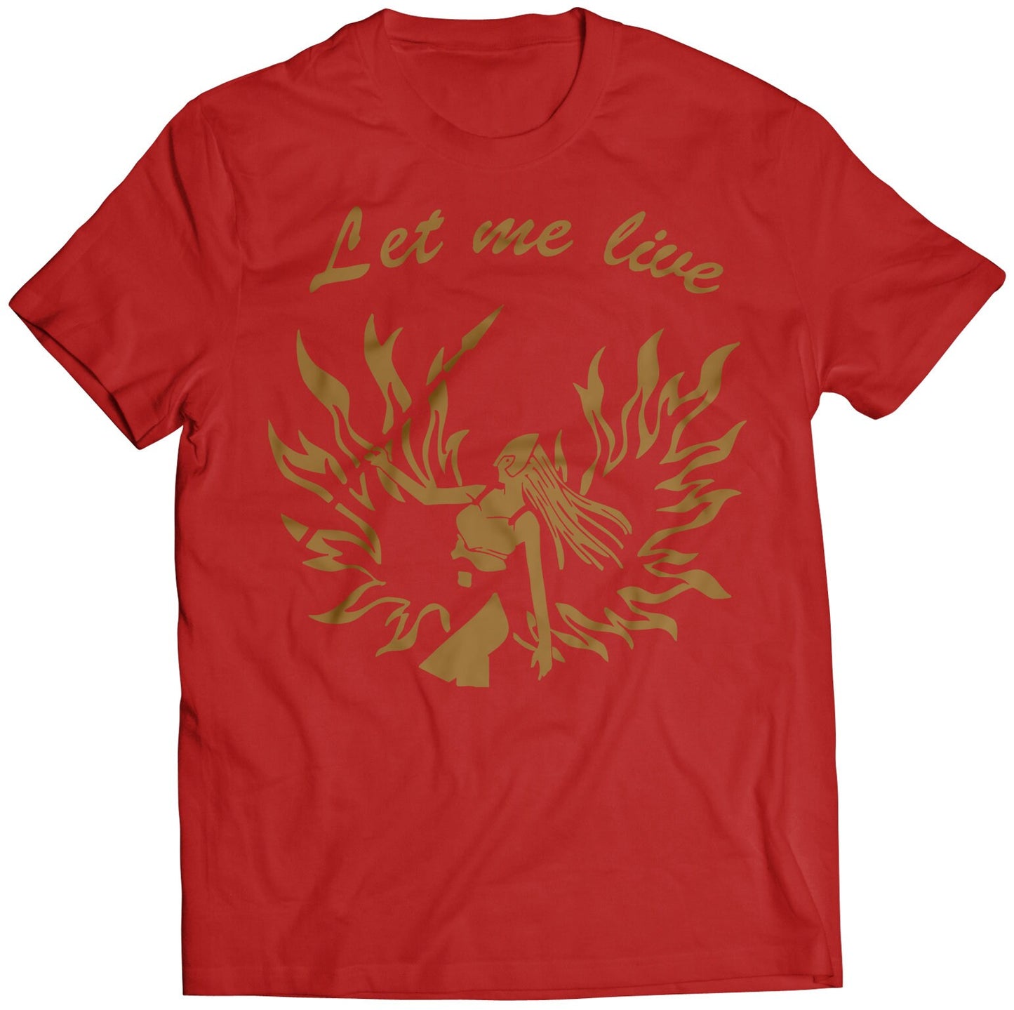 Let Me Live V2 Residence Evil Premium Unisex T-shirt (Vectorized Design)