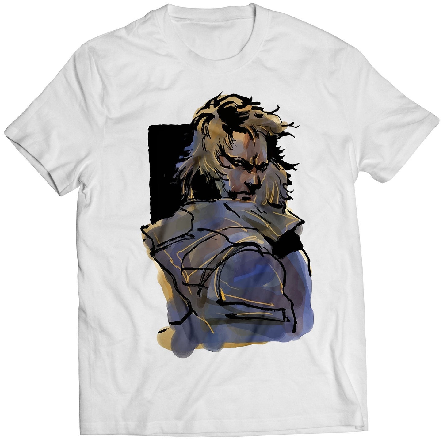 Liquid Snake Rare MGS Premium Unisex T-shirt (Vectorized Design)