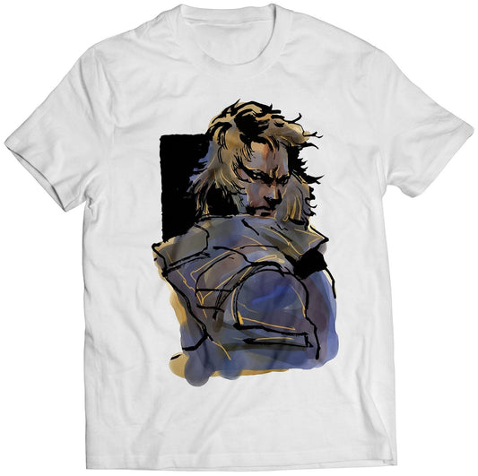 Liquid Snake Rare MGS Premium Unisex T-shirt (Vectorized Design)