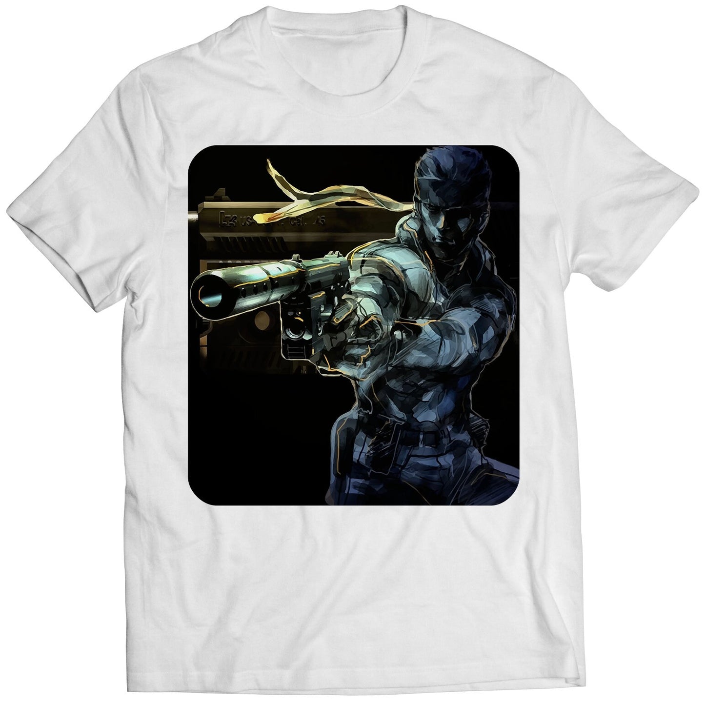 MGS Snake Socom PewPew Premium Unisex T-shirt (Vectorized Design)