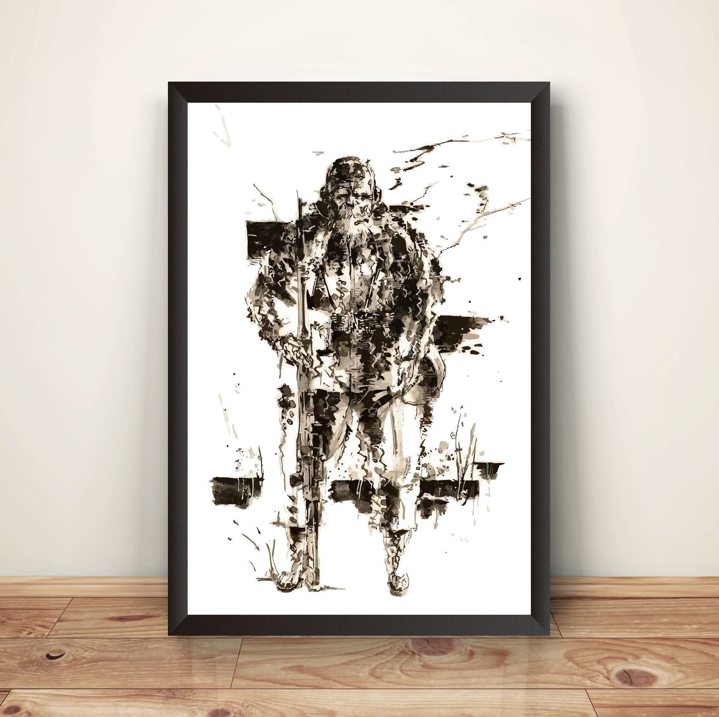 The End MGS MGS3 Snake Eater Premium Poster (Vectorized Design)