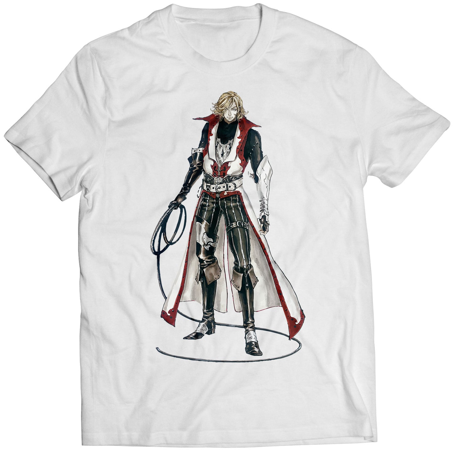 Leon Belmont V1 Castle Vania Lament of Innocence Premium Unisex T-shirt (Vectorized Design)