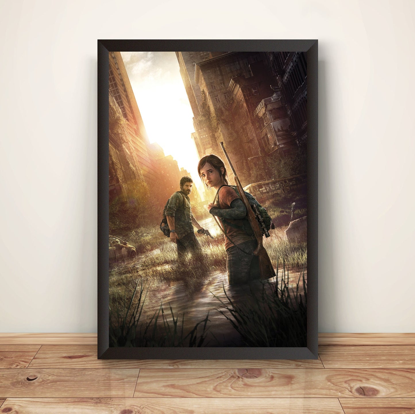 Joel & Ellie TLOU Premium Poster.