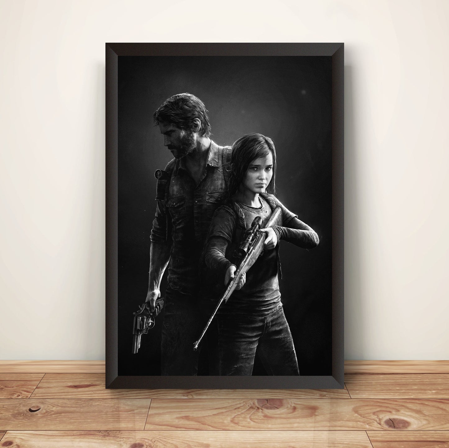 Joel & Ellie TLOU V2 Premium Poster.