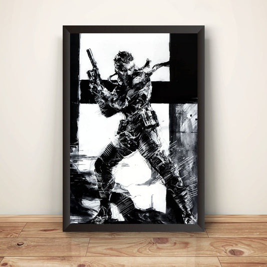 MGS Snake V1 Premium Poster.