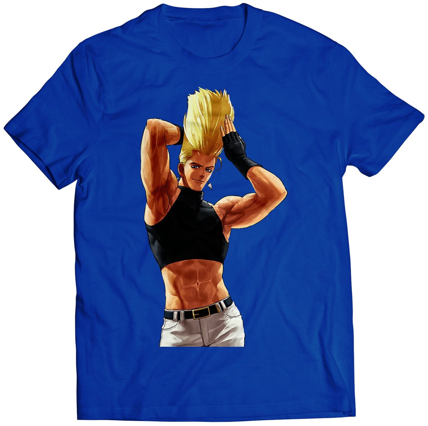 Benimaru Win Portrait KOF12 KOFXII Premium Unisex T-shirt (Vectorized Design)