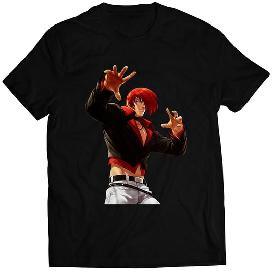 Iori-xii Win Portrait KOF12 KOFXII Premium Unisex T-shirt (Vectorized Design)