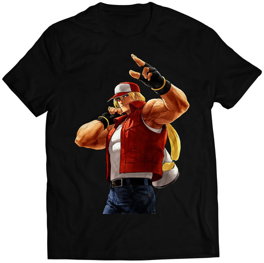 Terry Win Portrait KOF12 KOFXII Premium Unisex T-shirt (Vectorized Design)