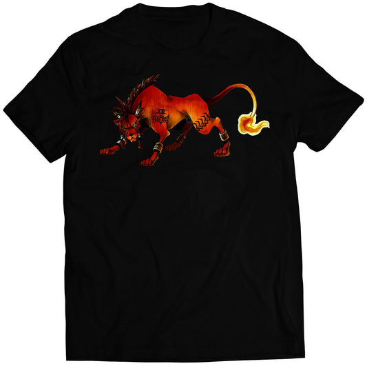 Red XIII FF7 VII Premium Unisex T-shirt (Vectorized Design)