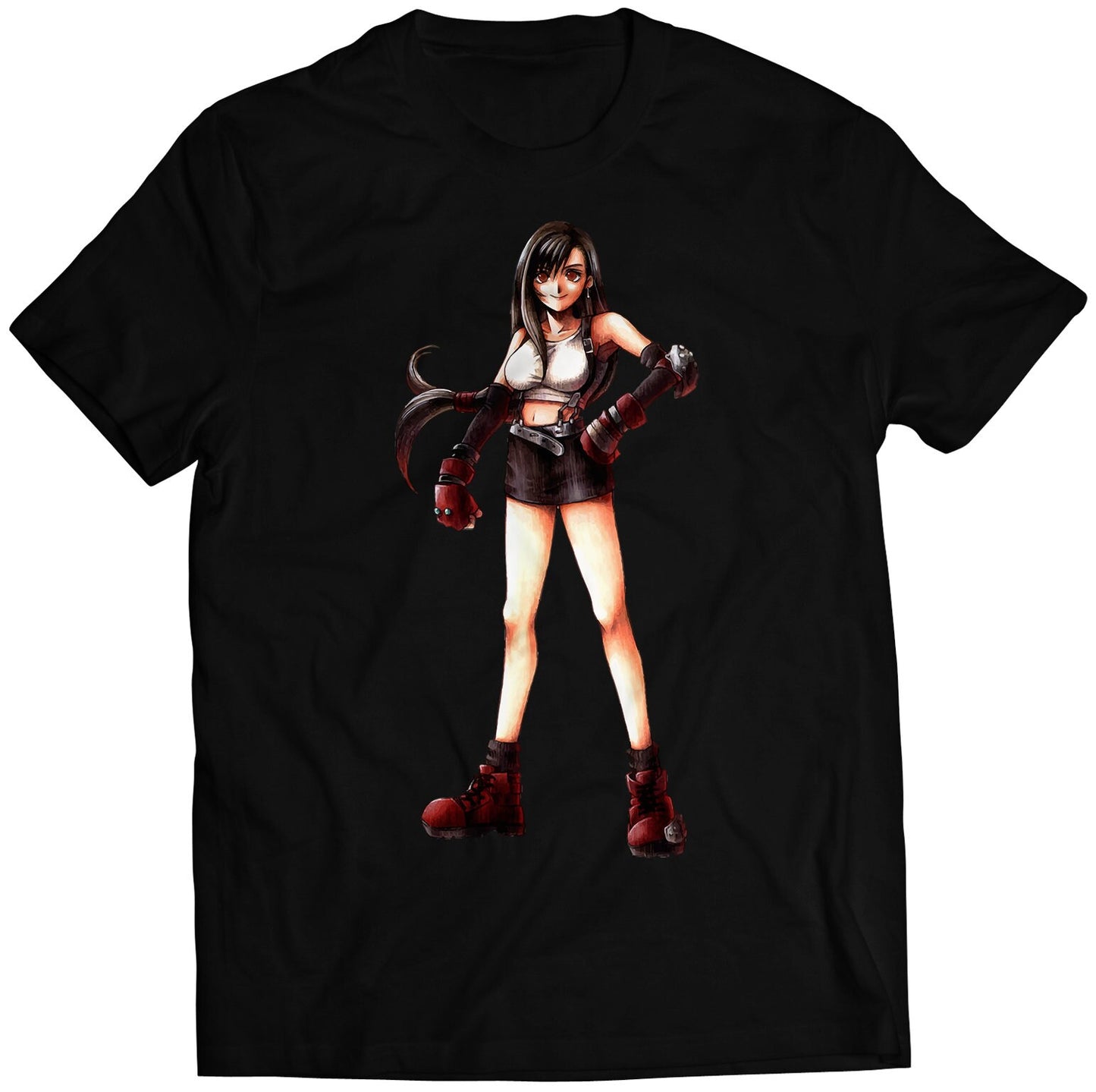 Tifa Lockhart FF7 VII Premium Unisex T-shirt (Vectorized Design)