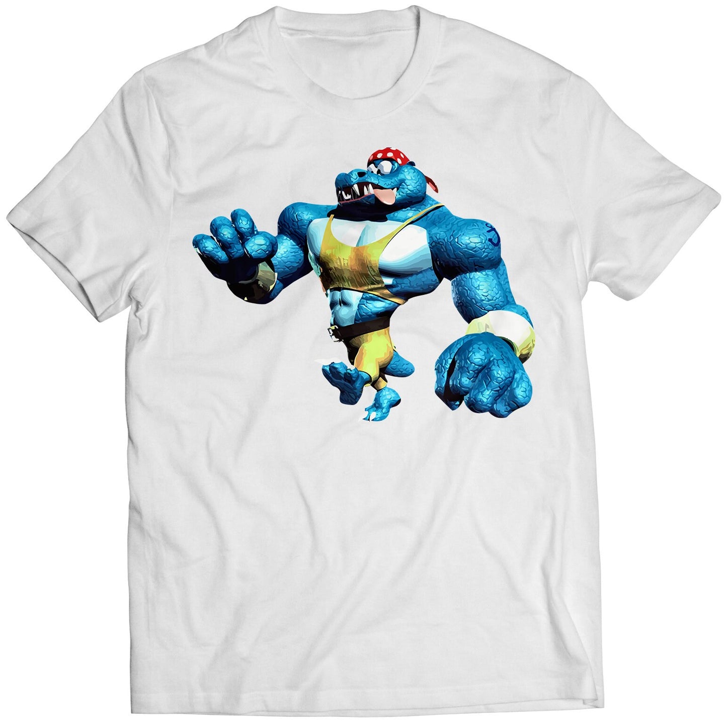 Blue Kruncha DKC2 Premium Unisex T-shirt (Vectorized Design)