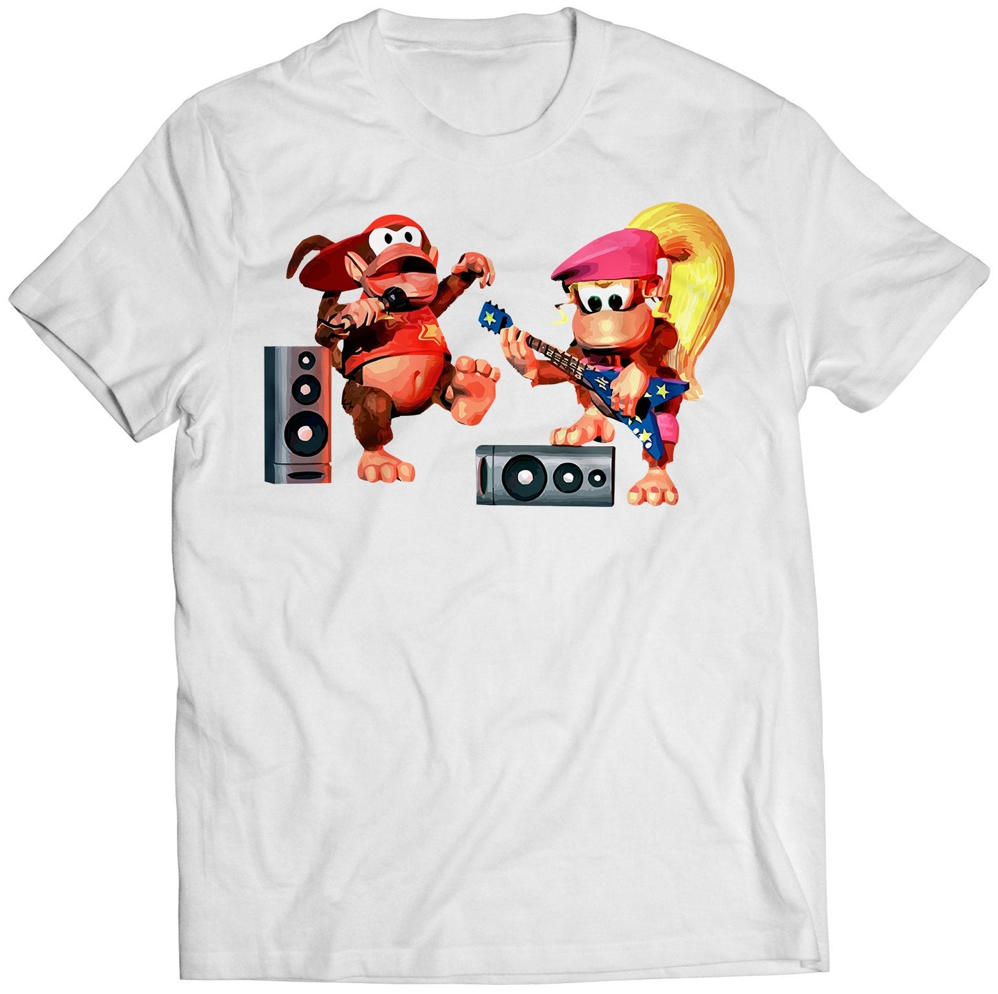 Diddy & Dixie Jammin DKC2 Premium Unisex T-shirt (Vectorized Design)