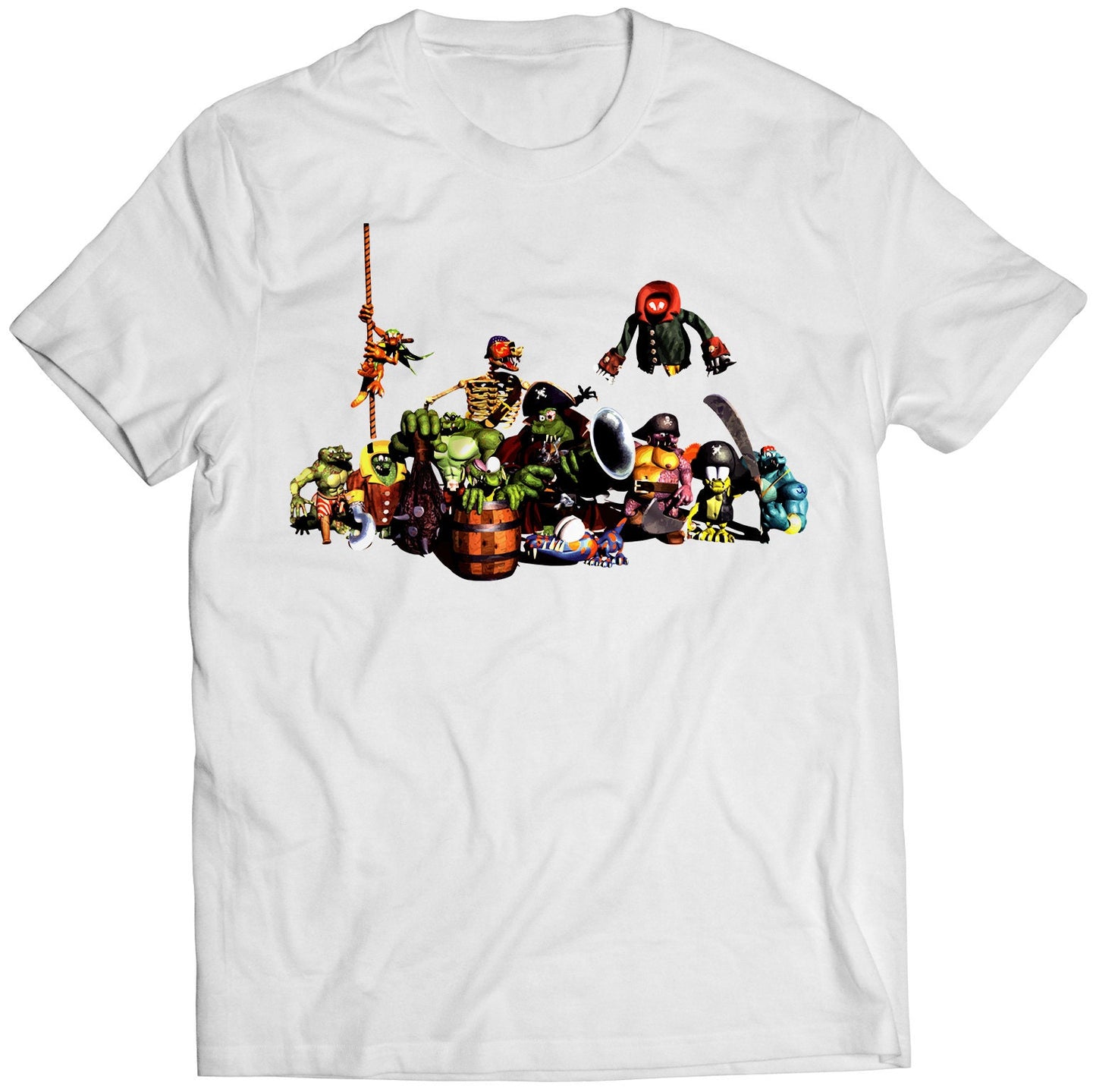 DKC2 Bosses Premium Unisex T-shirt (Vectorized Design)