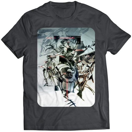 Venom Snake and Silence and Skullface MGS V Premium Unisex T-shirt (Vectorized Design)