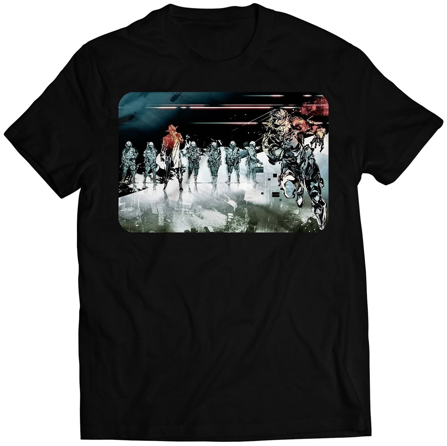 BigBoss Vs Skullface Crew MGS V Premium Unisex T-shirt (Vectorized Design)