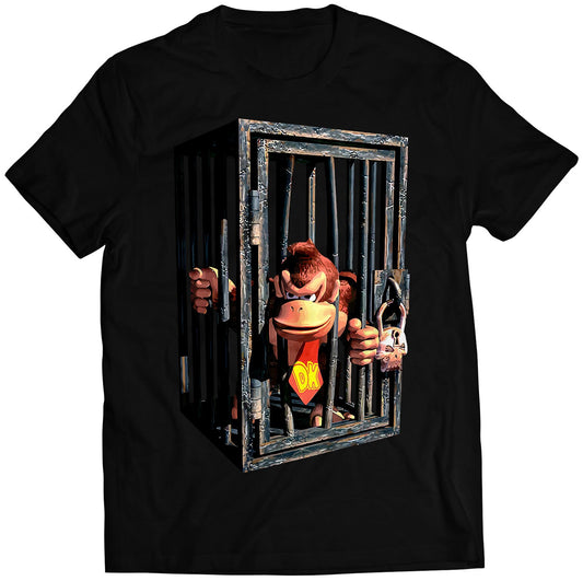 Caged DKC2 Premium Unisex T-shirt (Vectorized Design)