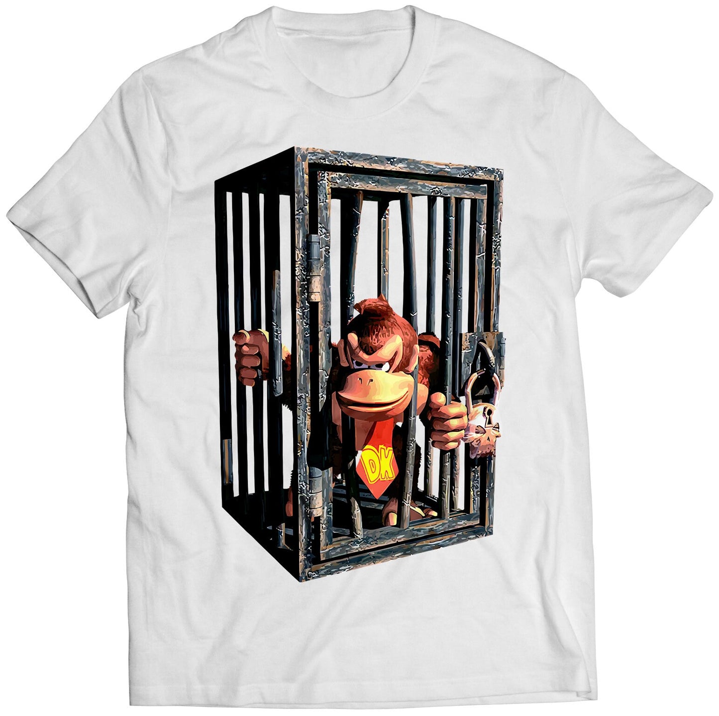 Caged DKC2 Premium Unisex T-shirt (Vectorized Design)