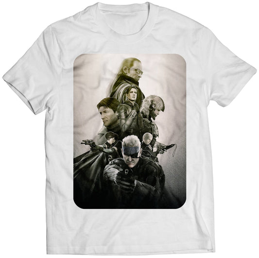 MGS 4 Promo Premium Unisex T-shirt (Vectorized Design)