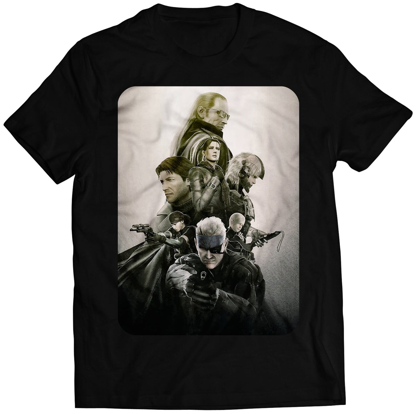 MGS 4 Promo Premium Unisex T-shirt (Vectorized Design)