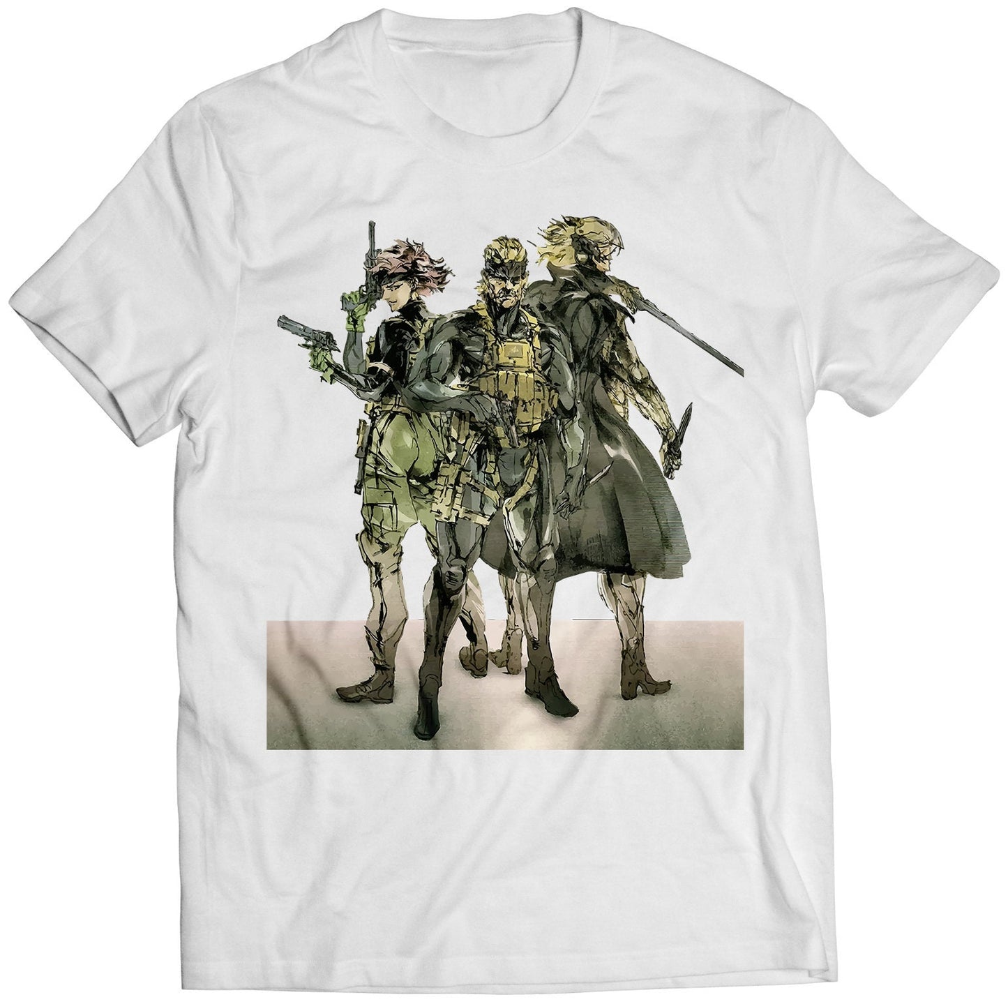 Heroes Of MGS 4 Premium Unisex T-shirt (Vectorized Design)