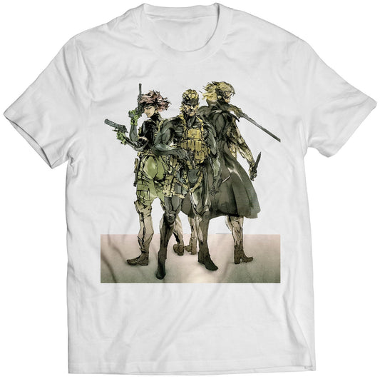 Heroes Of MGS 4 Premium Unisex T-shirt (Vectorized Design)