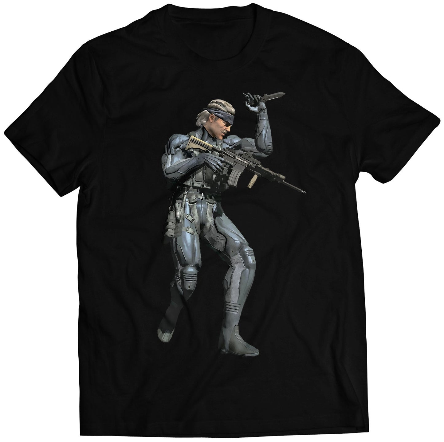 Solid Old Snake MGS 4 Premium Unisex T-shirt (Vectorized Design)