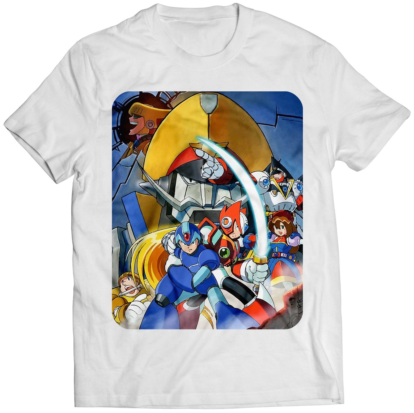 Mega Boy X 4 Cover Premium Unisex T-shirt (Vectorized Design)