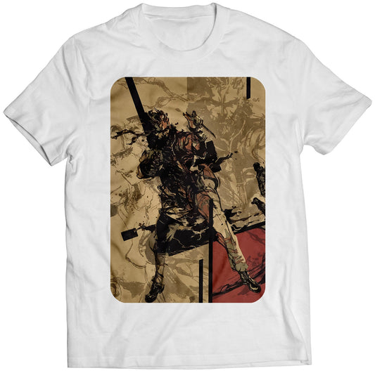 MGS Big Boss Rare Cover Premium Unisex T-shirt (Vectorized Design)