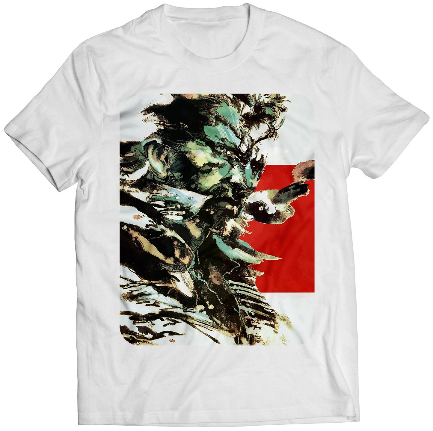 MGS Snake Rare Cover Premium Unisex T-shirt (Vectorized Design)