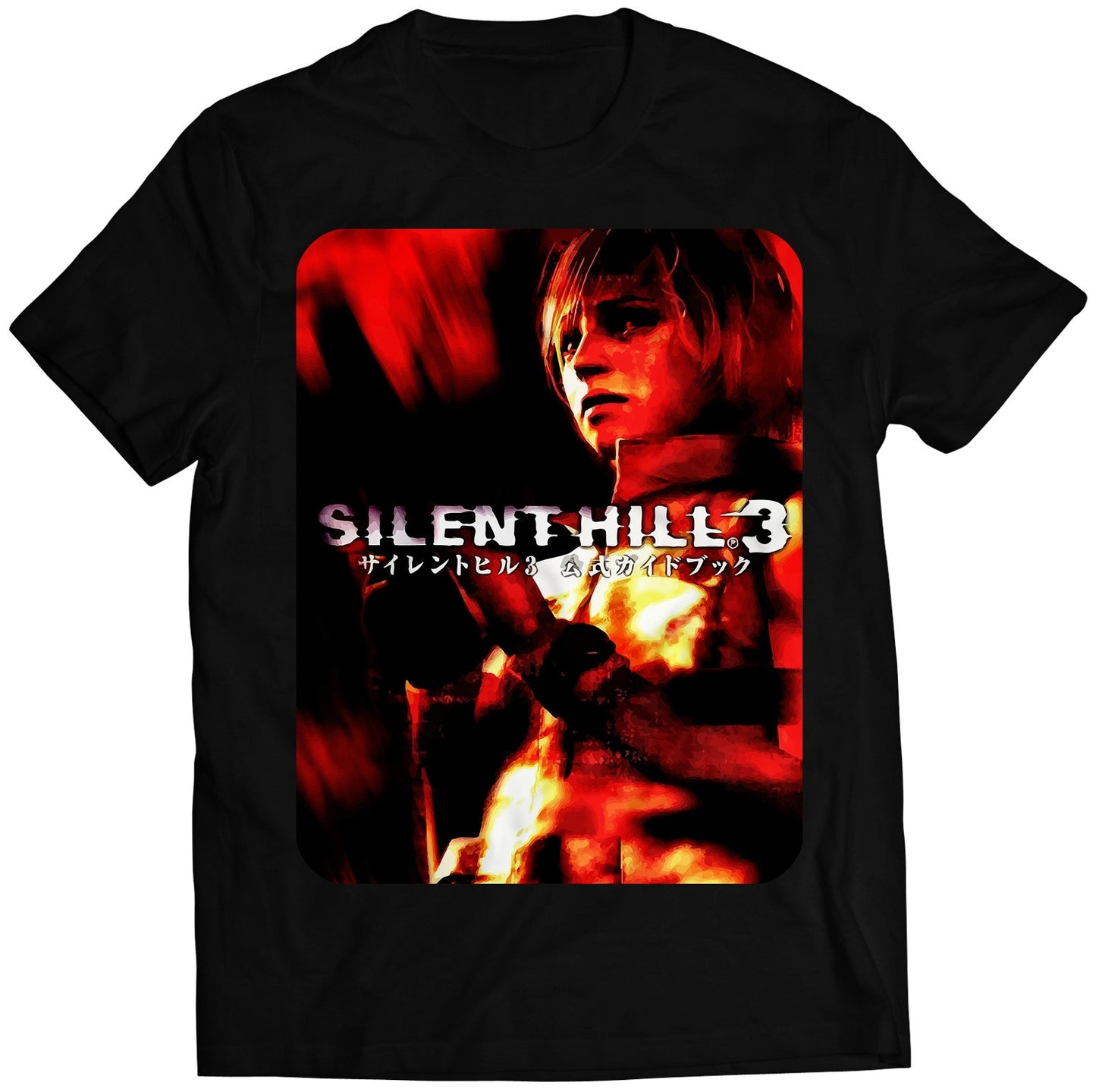 Silence Hill 3 Japanese Cover V2 Premium Unisex T-shirt (Vectorized Design)