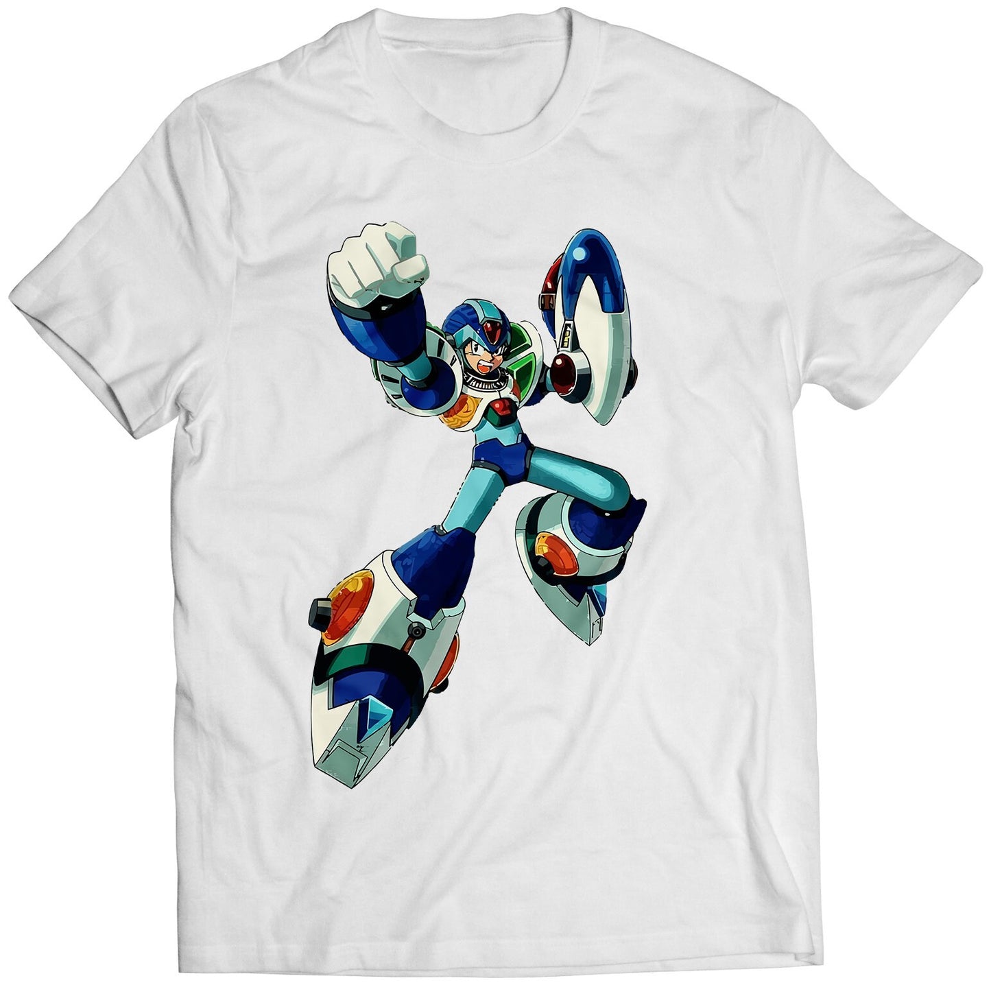 Mega Boy Rockman Form3 Premium Unisex T-shirt (Vectorized Design)