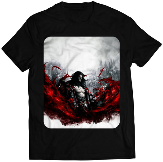 Castle Vania Lords of Shadow Boxart Premium Unisex T-shirt (Vectorized Design)