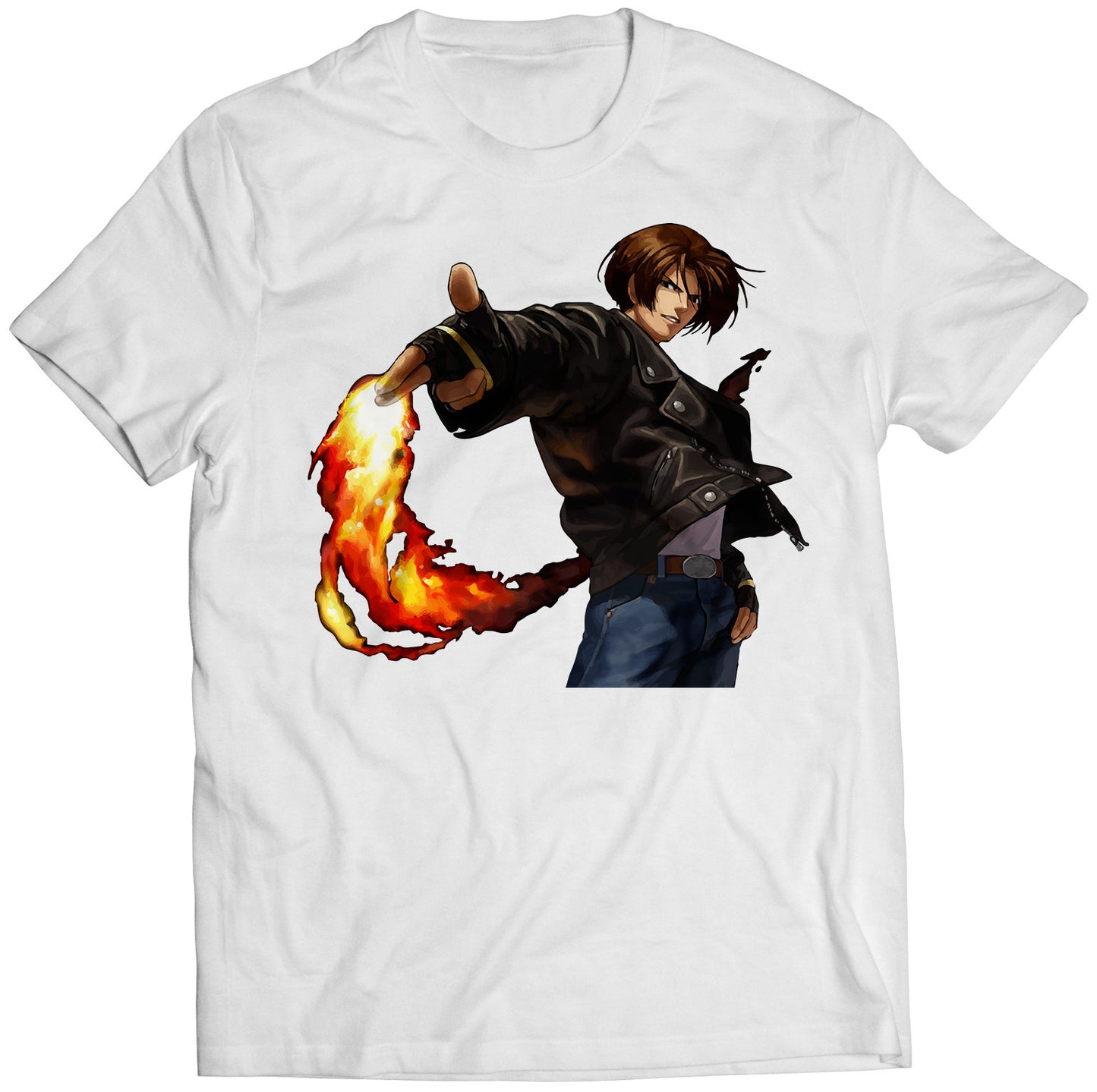 Kyo V3 The KOF XIII Premium Unisex T-shirt (Vectorized Design)