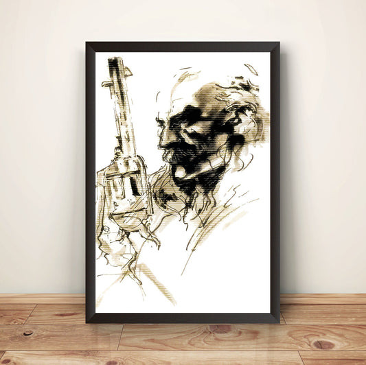 Shalashaska Revolver Ocelot V2  MGS Sons Of Liberty Premium Poster (Vectorized Design)