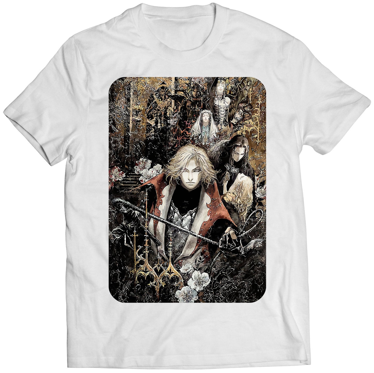 Castle Vania Lament of Innocence Cover V2 Premium Unisex T-shirt (Vectorized Design)