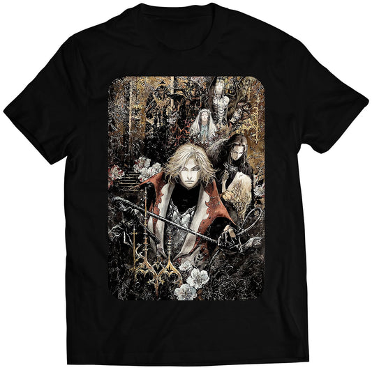 Castle Vania Lament of Innocence Cover V2 Premium Unisex T-shirt (Vectorized Design)