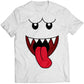 Boo Ghost Face V2 Premium Unisex T-shirt (Vectorized Design)