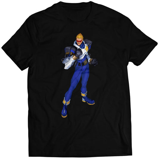 Cpt Commando Win Pose Premium Unisex T-shirt (Vectorized Design)