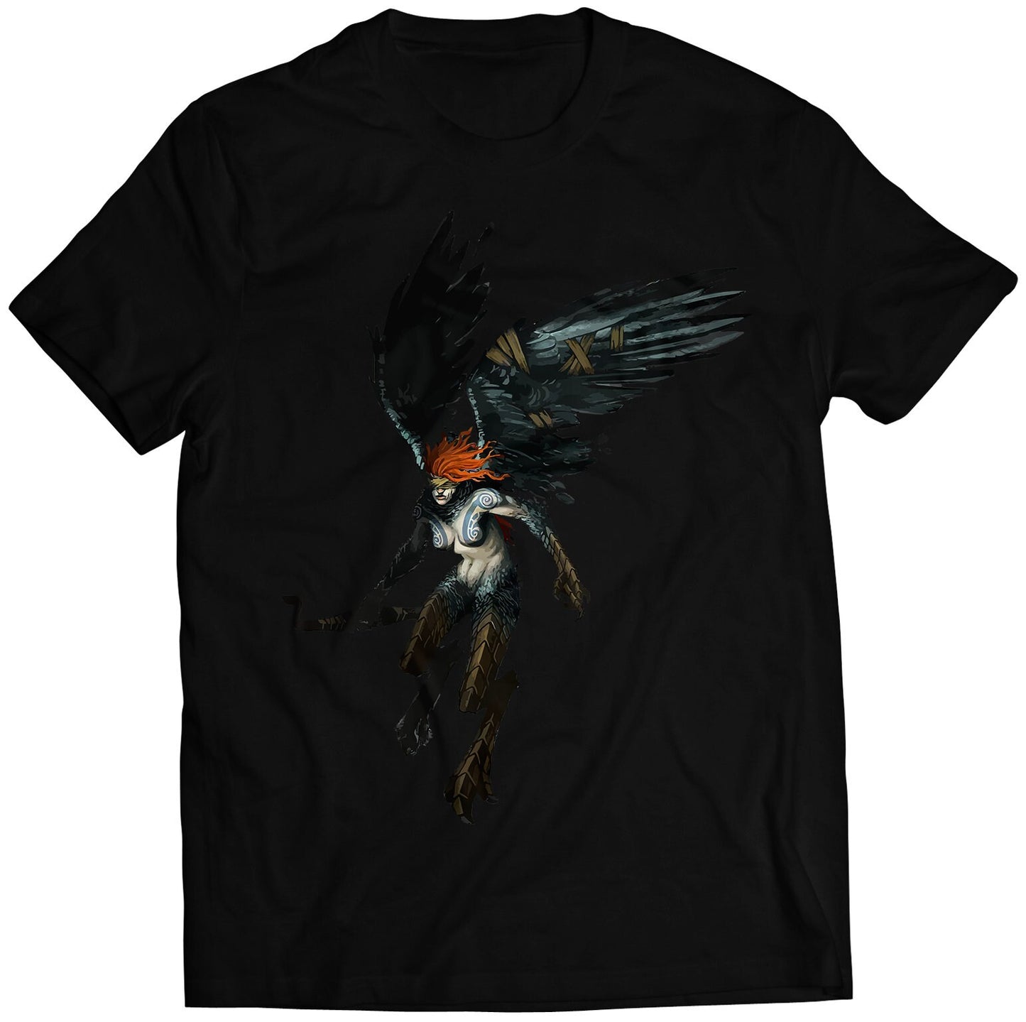 Harpy Castle Vania Lords of Shadow Mirror of Fate Premium Unisex T-shirt (Vectorized Design)