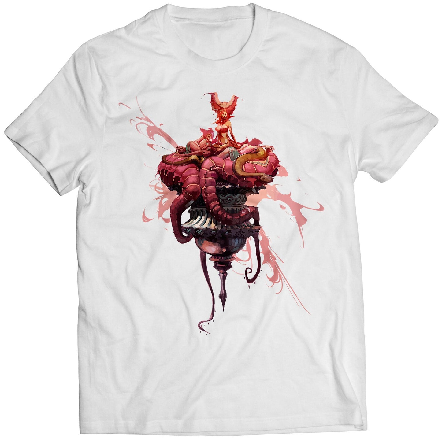 Succubus Castle Vania Lords of Shadow Mirror of Fate Premium Unisex T-shirt (Vectorized Design)