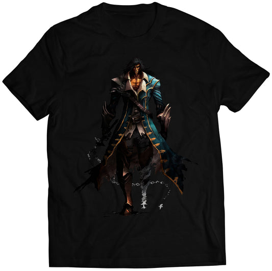 Trevor Belmont Castle Vania Lords of Shadow Mirror of Fate Premium Unisex T-shirt (Vectorized Design)