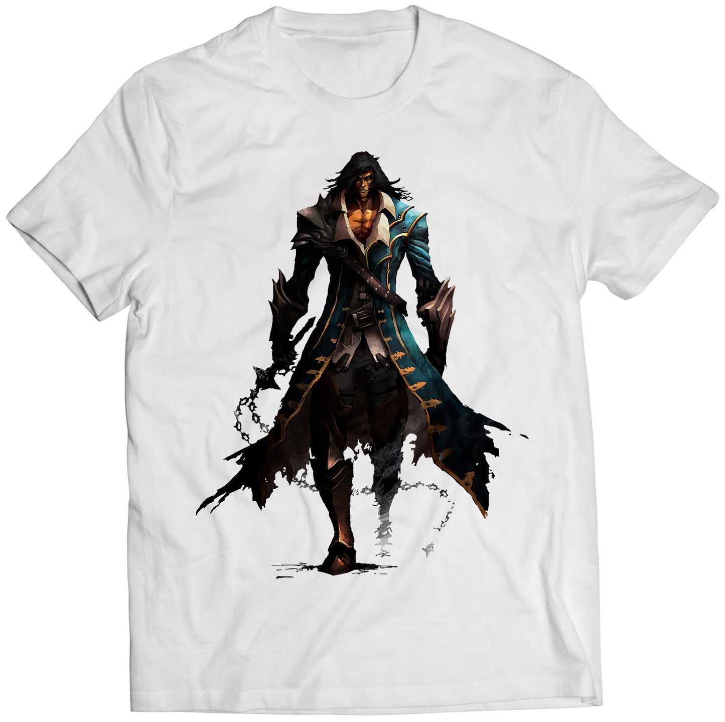 Trevor Belmont Castle Vania Lords of Shadow Mirror of Fate Premium Unisex T-shirt (Vectorized Design)