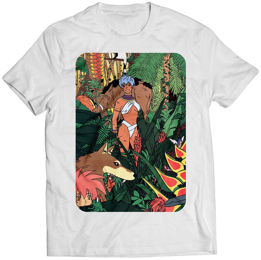 Elena In Jungle Premium Unisex T-shirt (Vectorized Design)