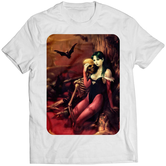 Morrigan Aensland Succubus Cover Premium Unisex T-shirt (Vectorized Design)