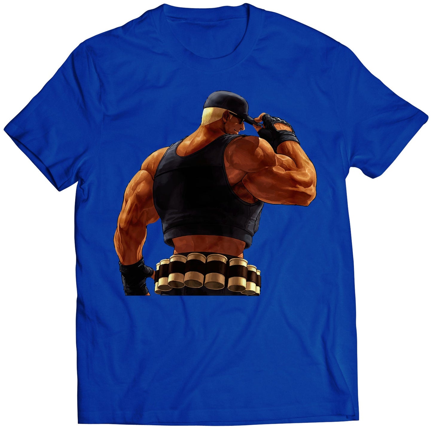 Clark Win Portrait KOF12 KOFXII Premium Unisex T-shirt (Vectorized Design)