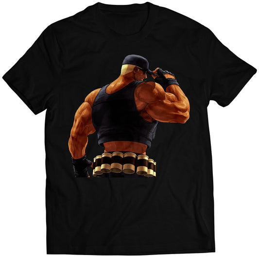 Clark Win Portrait KOF12 KOFXII Premium Unisex T-shirt (Vectorized Design)